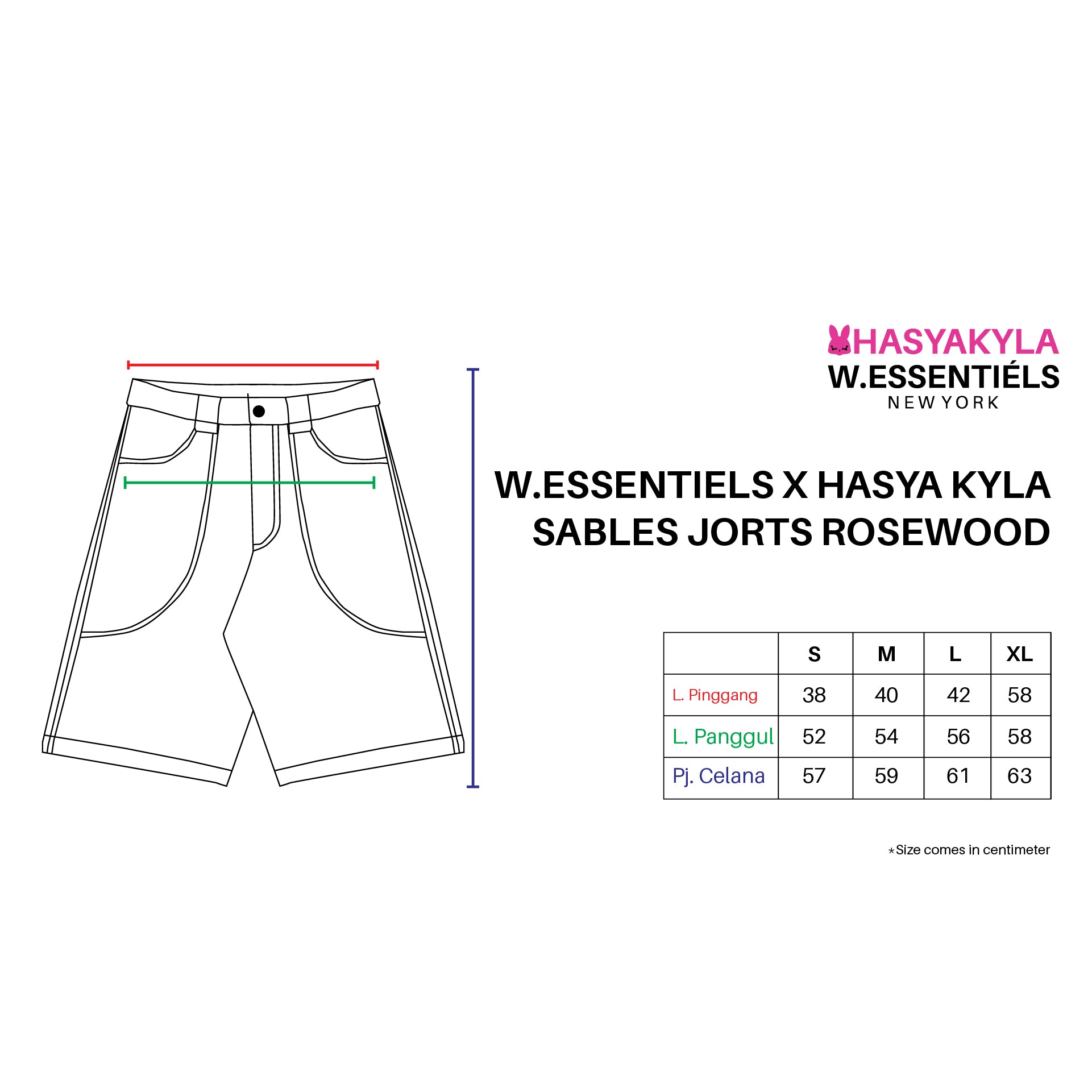 W.Essentiels X HasyaKyla Sables Jortz Rosewoord