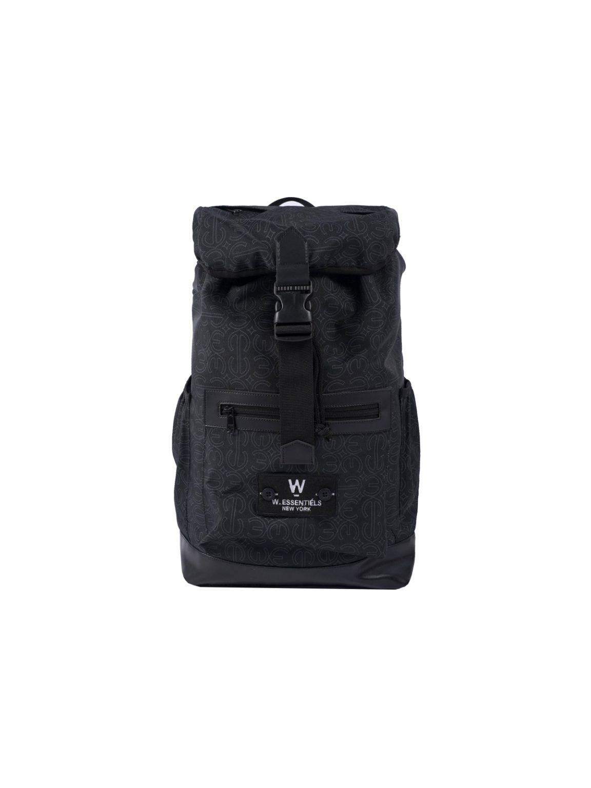 W Essential Backpack W.Essentiels Calatrava Universite Tech Backpack Black/ Full Print ...