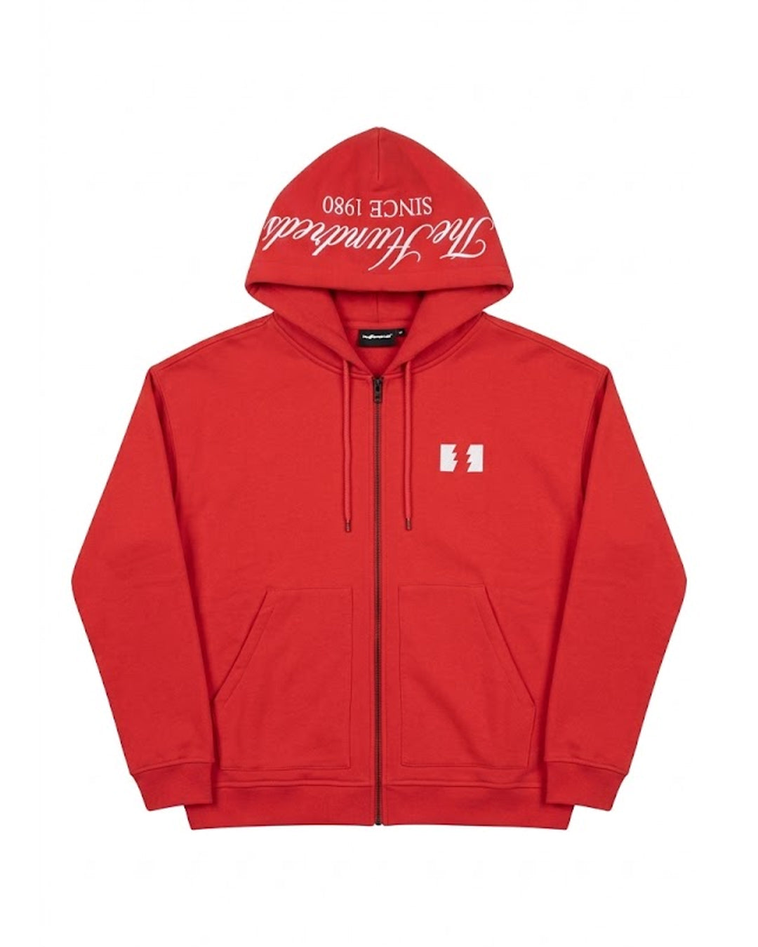 The Hundreds Dubs Zip-Up Hoodie Red