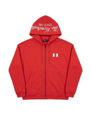 The Hundreds Dubs Zip-Up Hoodie Red