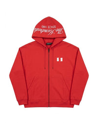 The Hundreds Dubs Zip-Up Hoodie Red