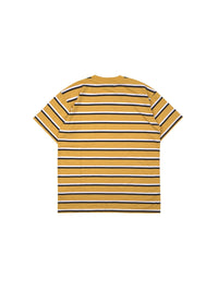 W.Essentiels Boxy Cut Pocket Tee Pinstripe Tuscany/White/Black