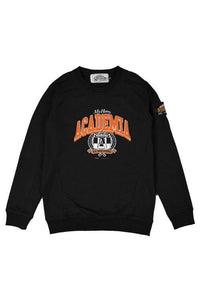 W.Essentiels X FTH X My Hero Academia U.A High School Crewneck Black