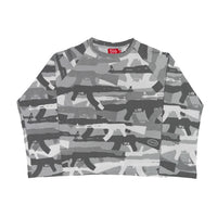 99 Clover "CAMO V2" Waffle Knit Longslevee Snow