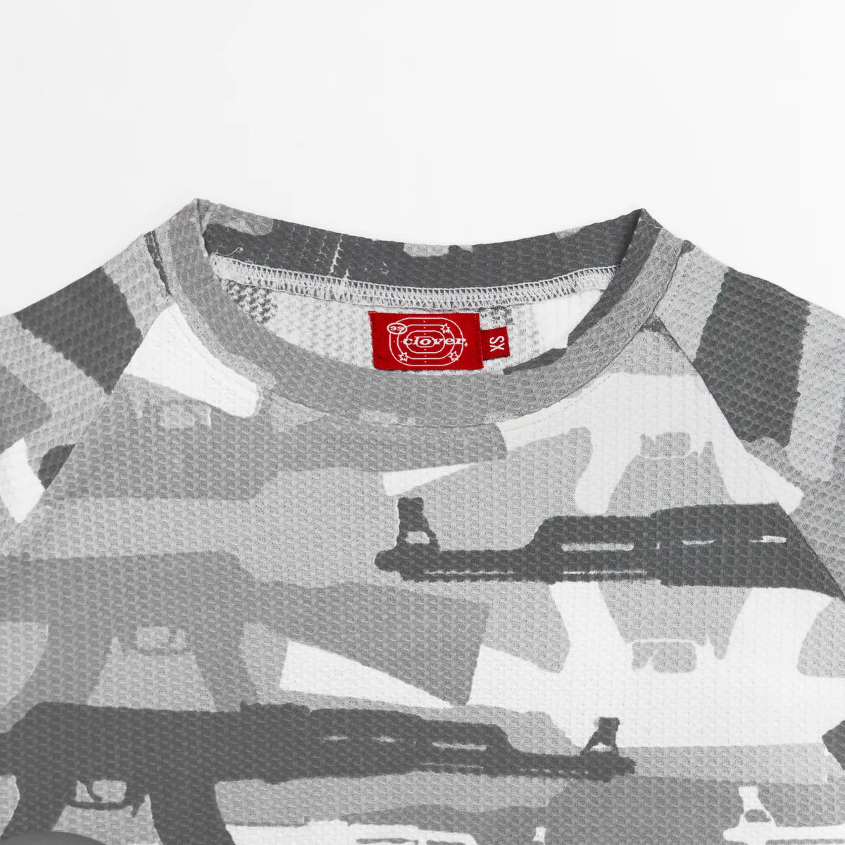 99 Clover "CAMO V2" Waffle Knit Longslevee Snow