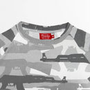 99 Clover "CAMO V2" Waffle Knit Longslevee Snow
