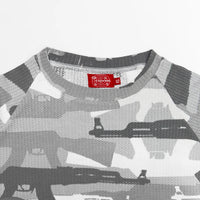 99 Clover "CAMO V2" Waffle Knit Longslevee Snow