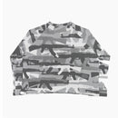 99 Clover "CAMO V2" Waffle Knit Longslevee Snow