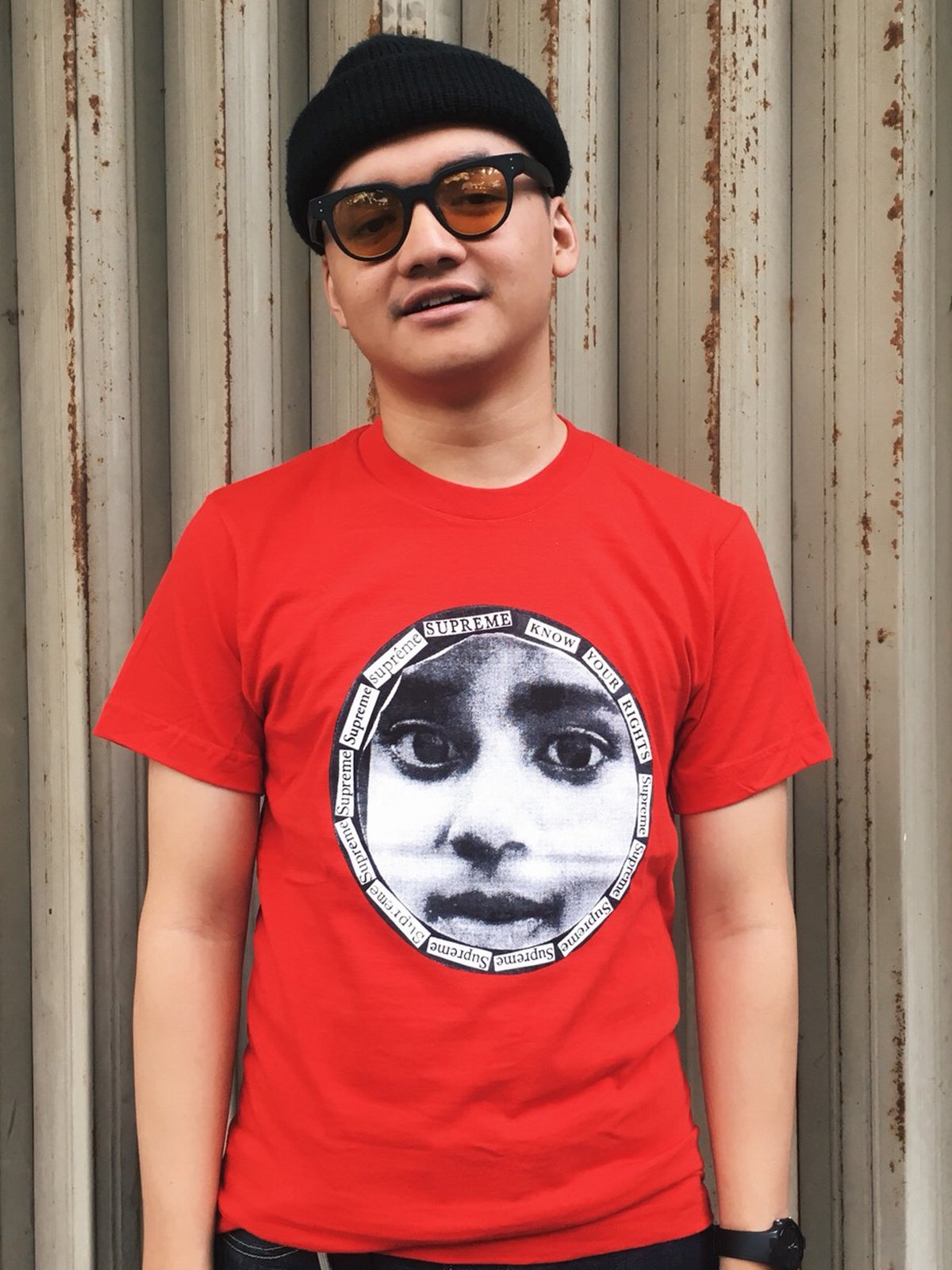 Know Your Rights Tee Red – WORMHOLE STORE