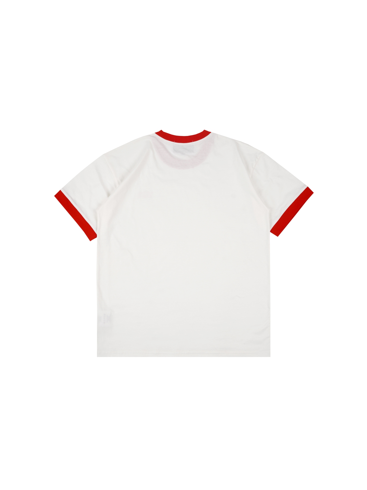 W.Essentiels Laval Two Tone Boxy Cut Tee Red/White – WORMHOLE STORE