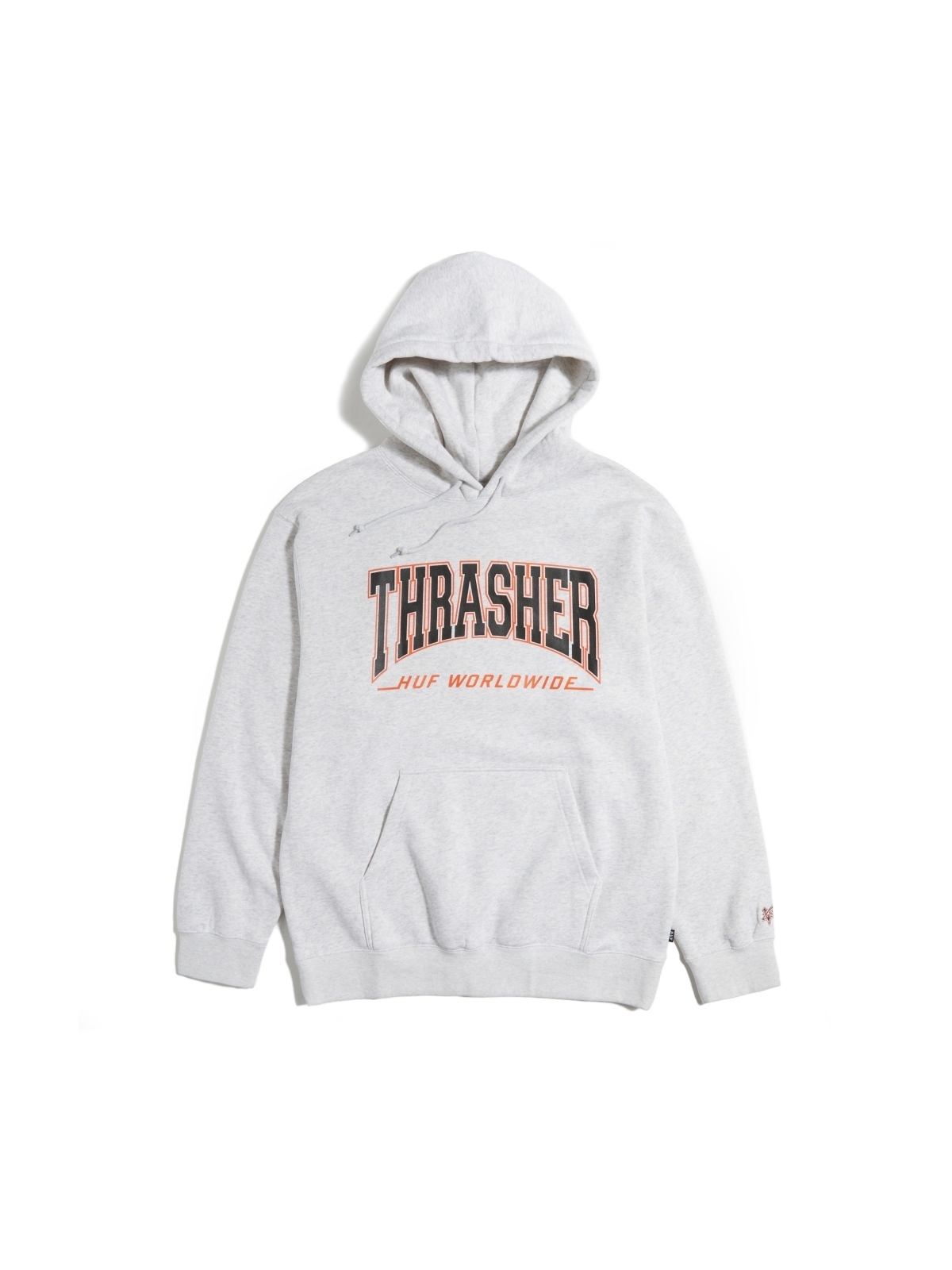 HUF x Thrasher Bayview P/O Hoodie Athletic Heather – WORMHOLE STORE